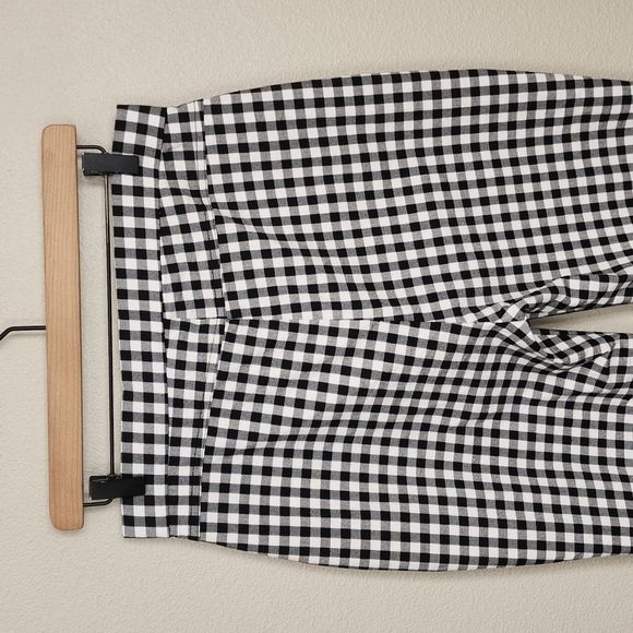 Free People Florence Checkered Crop Flare Pants - Picture 6 of 10